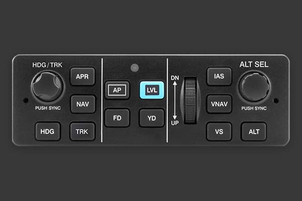 Garmin autopilot controller in the Bristell B23